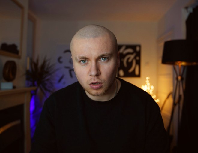Softbox lighting for a guest interview
